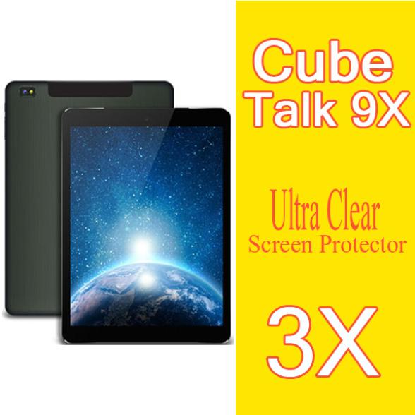 Premium Tablet PC 9 7 inch For Cube U65GT Talk9X CLEAR LCD Screen Protector 3pcs lot