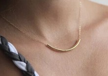 New fashion costume jewelry copper alloy Tube collar necklace for women girl N1543
