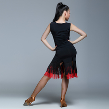 Shang Bafei new dance skirt Professional Latin dance skirt L221 exercise suit bottoms Female Latin dance