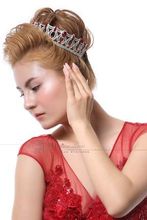 High end custom seiko quality crown marriage jewelry wedding hair accessories Free shipping