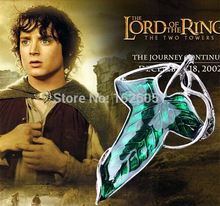 New Popular Vintage the Hobbit Necklace Elf Green Leaf Necklace Pendant for Men and Women Fashion Jewelry