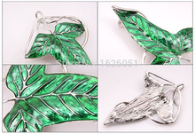 New Popular Vintage the Hobbit Necklace Elf Green Leaf Necklace Pendant for Men and Women Fashion