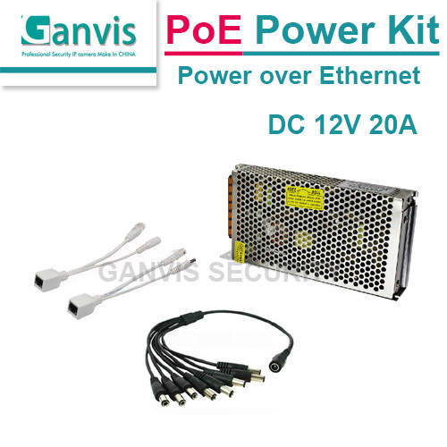 Купить Использование DC 12v 20a питания адаптер питания для IP-камеры ...