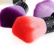 Promotion Pro Nail Art Powder Dust Flocking Remover Brush Cheek Makeup Foundation Tool