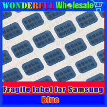 Fragile label for Samsung Blue color mobile phone replacement repair parts