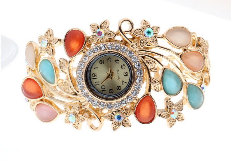 2015 New ladies bangles bracelet classic jewelry for women ladies watches bracelet dress watch fashion 