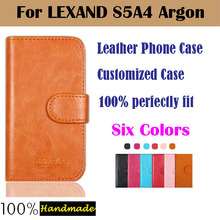 LEXAND S5A4 Argon Case Dedicated Luxury Flip Leather Card Holder Case Cover For LEXAND S5A4 Argon Smartphone Six Colors.