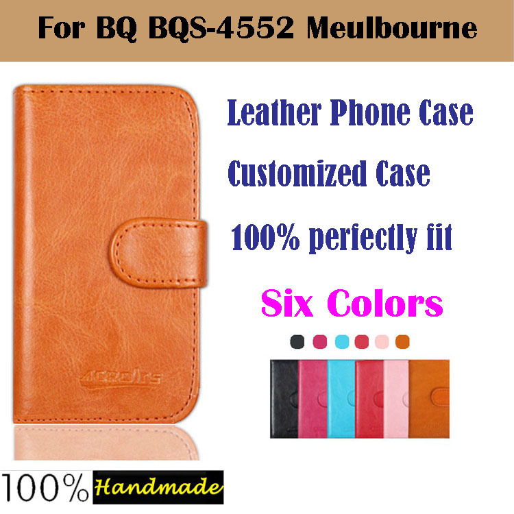 BQ BQS 4552 Meulbourne Dedicated Luxury Flip Leather Card Holder Case Cover For BQ BQS 4552