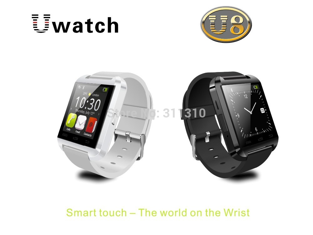 Bluetooth Smartphone WristWatch U8 U Watch for Smart Phone Samsung S4 Note2 Note3 Android Phone Smartphones