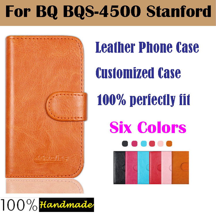 BQ BQS 4500 Stanford Case Dedicated Luxury Flip Leather Card Holder Case Cover For BQ BQS