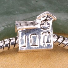 G010 925 sterling silver DIY Beads Charms fit Europe pandora Bracelets necklaces House fldaocka hlvaqdca