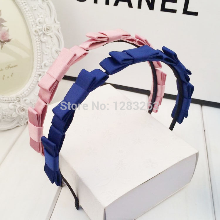 New-Fashion-Hair-Jewelry-Cloth-Manual-multilayer-bow-headband-Hair ...
