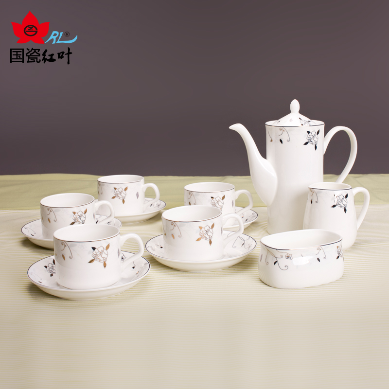 D angleterre coffee fashion cup set for six people rose