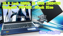 Large Size Laptop 15.6 inch 1366*768 Intel D2600  1.86 GHz  DVD-ROM  1G 160G  Windows 7 camera English game Computer