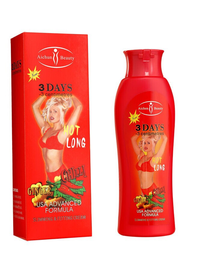  Hot faster New Chili Slimming Cream 200ml 3 days fat burning cream slimming gel fitness