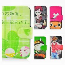 Hot Couple girl One Piece Luffy Panda Naruto Flower leather flip case cover for Xiaomi Millet MIUI M4 Mi4