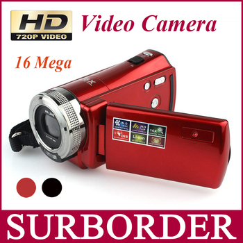 Hd цифровой видеокамера высокое разрешение видеокамера 720 P 16 14.0-мегапиксельная 2.7 " TFT жк-дисплей 16:9 16x цифровой зум рекордер