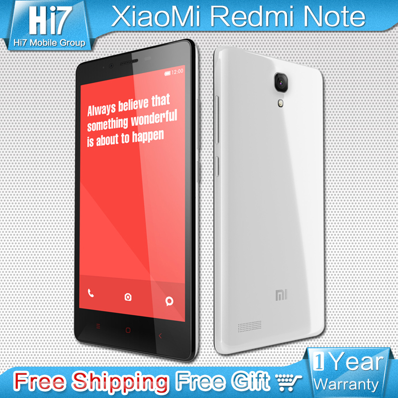 Xiaomi Redmi Note phone Original 5 5 HD 1080 720p Octa core MTK6592 2GB Ram 13mp