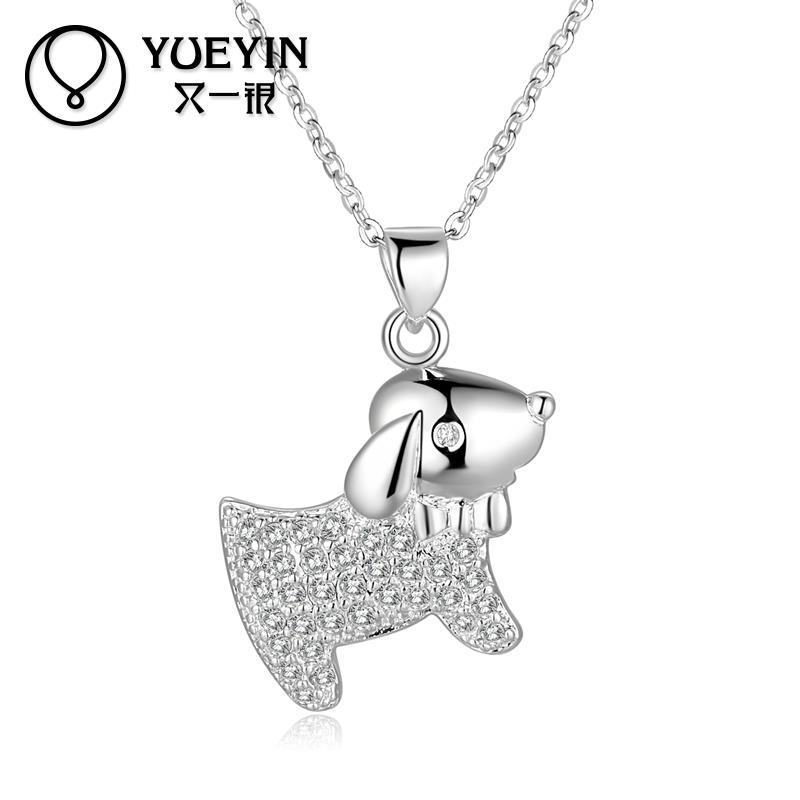 2015 Lovely Cute Jewelry Animal Sheep shaped Pendant 925 Silver Chain Necklace For Children Top Selling