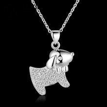 2015 Lovely Cute Jewelry Animal Sheep shaped Pendant 925 Silver Chain Necklace For Children Top Selling