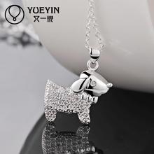 2015 Lovely Cute Jewelry Animal Sheep shaped Pendant 925 Silver Chain Necklace For Children Top Selling