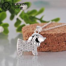 2015 Lovely Cute Jewelry Animal Sheep shaped Pendant 925 Silver Chain Necklace For Children Top Selling