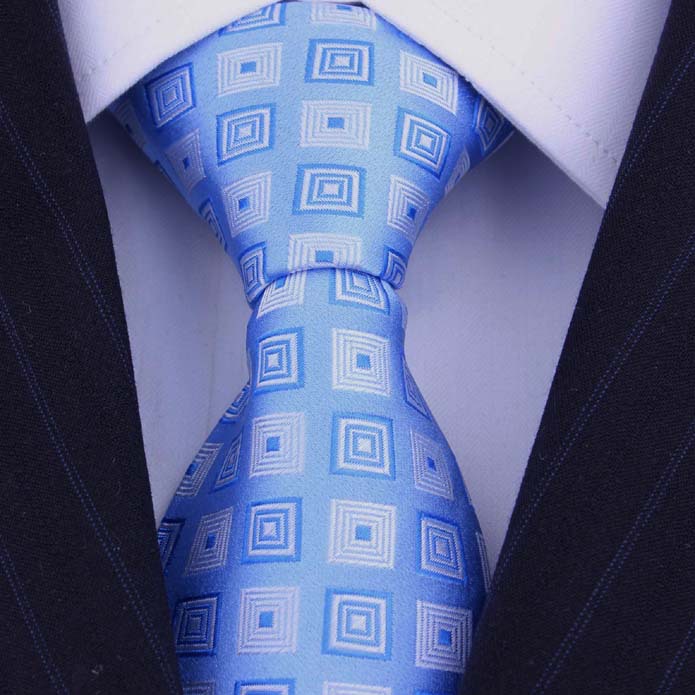 Brand Blue Silk Ties For men Formal Business Gentlemen Corbatas Neckties Gravatas Masculinas Neckwear Bowtie Gifts