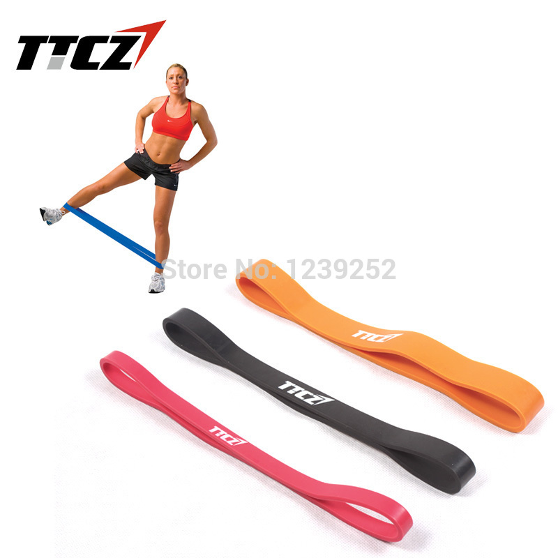 HOT Wholesale 3 Levels Available 60cm Yoga Resistance Bands Exercise Body Fitness Loop Band FREE SHIPPING