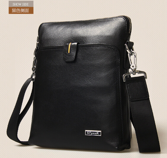 2015 New Style Men's Backpack PU Leather Student Casual School