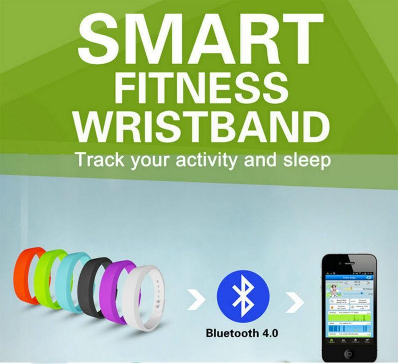 New Smart Watch Smartband Bluetooth 4 0 smartband Waterproof Fuelband Fitbit Flex Sleep Tracking Health Smart