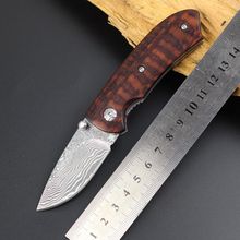 2015 FREE SHIPPING Handmade Extremely Rare Exotic Snakewood Handle Ture Damascus Folding Knife Gift High Quality hunting KNIVES