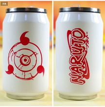 Naruto logo Creative cans modeling  lasting insulation vacuum cups Cartoon Stainles Steel mugs hot selling