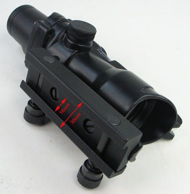 Free delivery of high qualityTactical Hunting Shooting Trijicon Acog 4x32 Riflescope green Optical Real Fiber with