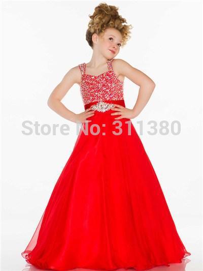 2015-Red-Color-Newest-Design-Square-Neck-Shiny-Sequins-Floor-Length ...
