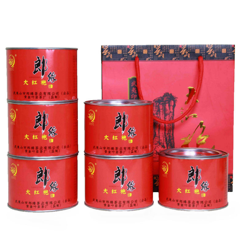 Orriginal Wuyi Oolong Tea Dahongpa Da Hung Pao Tea Bolsas Mk Hang Loose Tin Box Detoxify