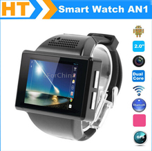 High Quality Andorid Smart Watch Phone 320*240 Capacitive Screen MTK6515 Dual Core 512MB RAM 4GB ROM WIFI Smart Watch