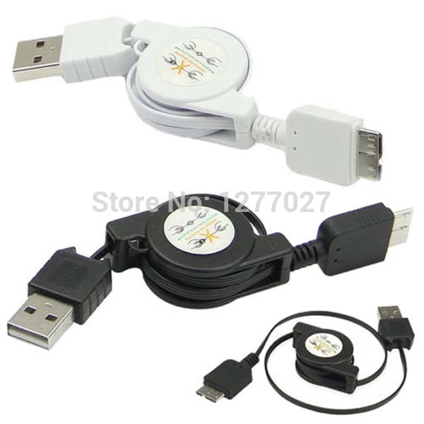 For Samsung Galaxy S5 Note 3 Retractable USB 3 0 Data Sync Charger Cable Cord feke