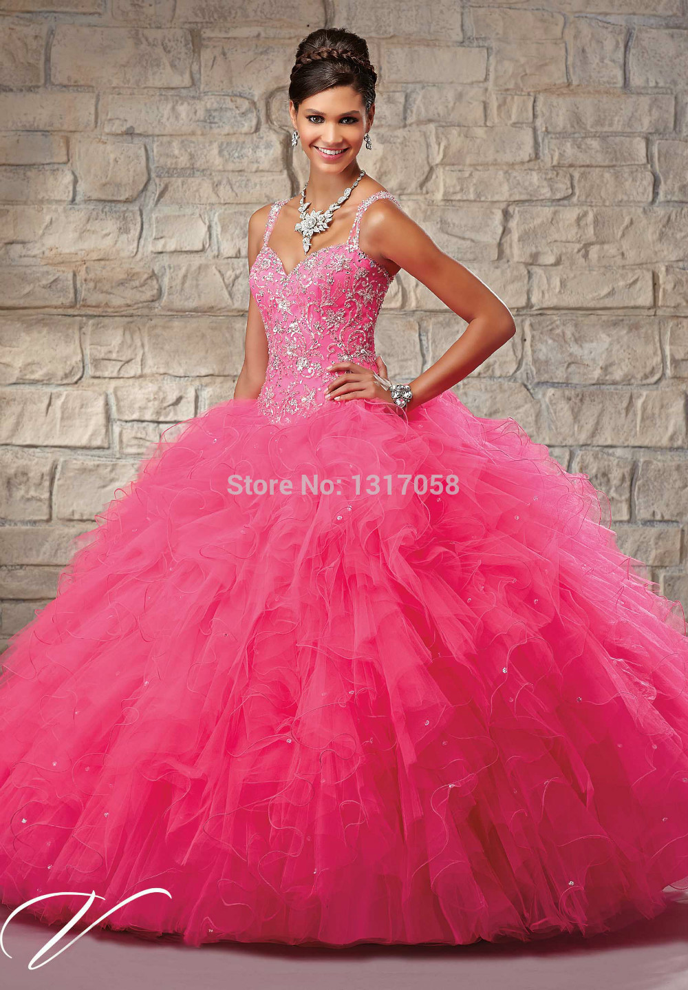 Pink Sweet 15 Dresses