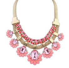 Gold Chain  Necklace Charm Sun Flower Choker Statement Necklaces&Pendants Fashion Jewelry For Women Dress Decoration
