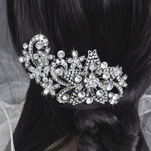 Crystal Flower Handmade hair comb jewelry Fashion Bridal hair Accessories Wedding hair Jewelry Valentine s Day