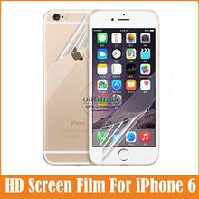 2 Pcs 1 Front 1 Back Full body For iphone6 Transparent Clear HD for Apple iPhone