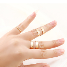 2014 Top Sales Gold/Silver Plated Fashion Punk Trendy Simple Knuckle Open Ring Sets Women Jewelry Wholesale Christmas gifts M12