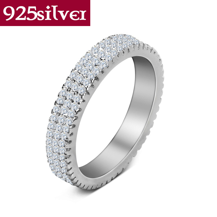 S925 wedding rings for women 2014 New wholesale free shipping 100% ...