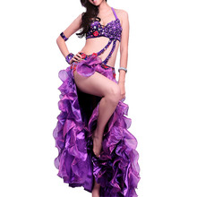 Wholesale 2014 New High-End Belly Dance Costumes Suit Women Costume Performing Exercises Dancewear