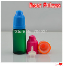 Hot Sale 2500PCS Plastic Dropper Bottles Dark Green 10ml PET Eye E Liquid 10ml E Cigarette