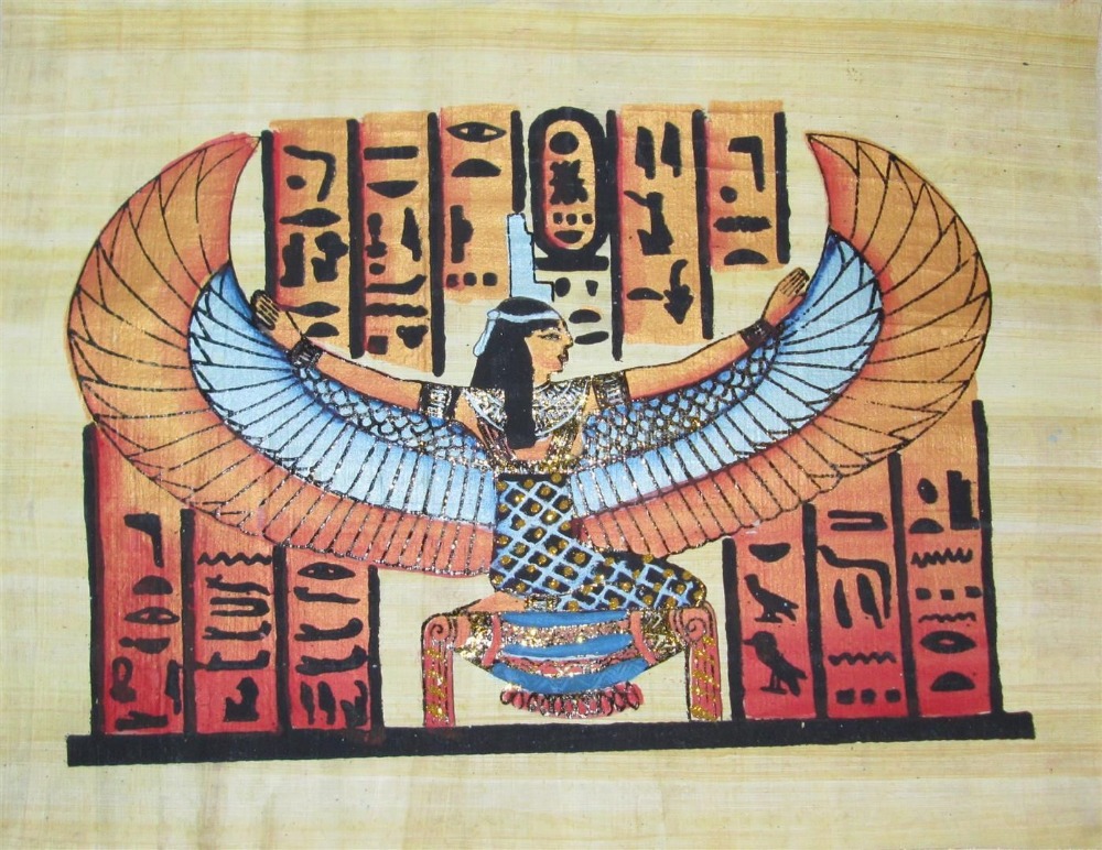 Papyrus Egyptian Goddess Isis