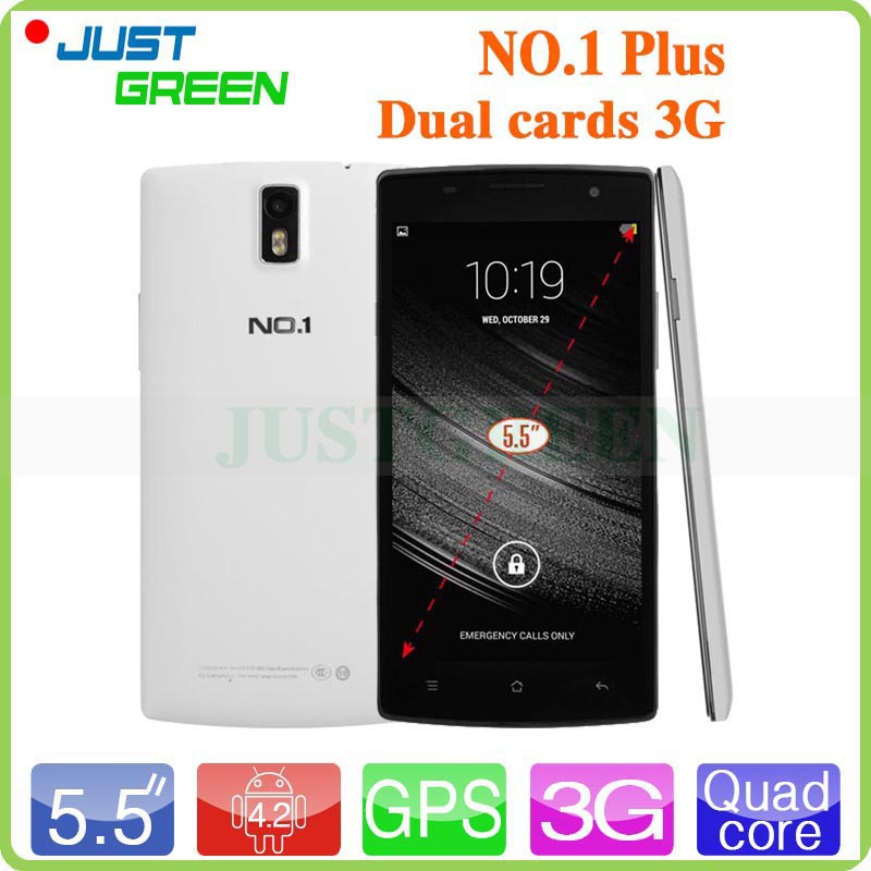 NO 1 Plus 3G Smartphone MTK6582 Quad Core 1 3GHz 1GB RAM 8GB ROM 5 5