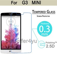 Explosion-proof Anti Shatter Premium Tempered Glass Screen Protector Guard film For LG G3 mini D722 D725 D728 D724