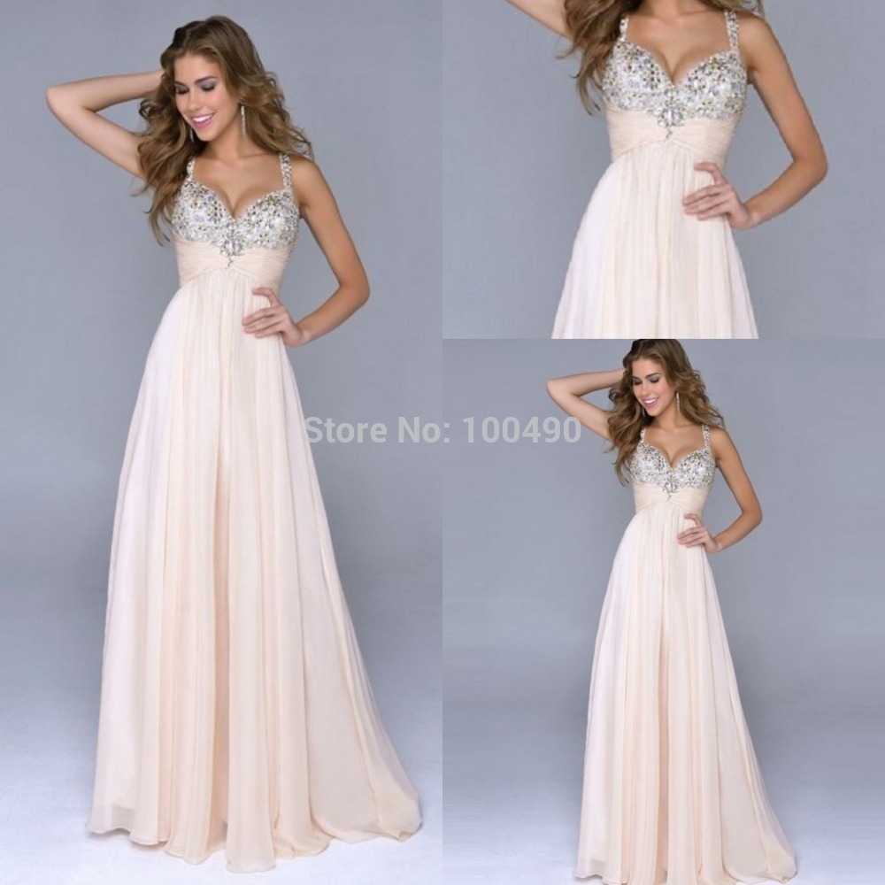 Sale-Custom-Made-Sexy-Cheap-Champagne-Sparkly-Long-Bridesmaid-Dresses ...