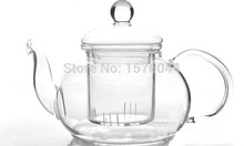 New arrival high quality heat resistant glass teapot 6pcs set 1pc 600ml teapot 4pcs cup 1pc